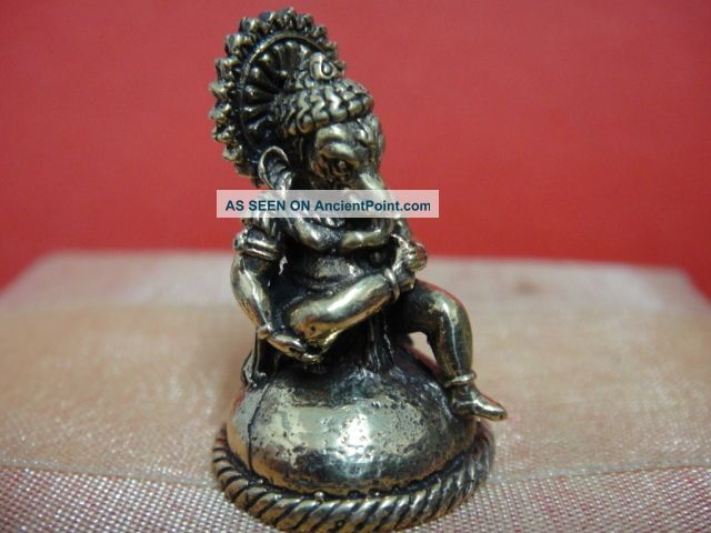 Pendant Lord Ganesh Hindu Charm Thai Success Amulet Talisman Statues photo