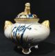 Antique Circa - 1900 Japanese Satsuma Sensor Incense Burner Artist Signed Nr Vases photo 2
