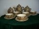 Gorgeous 16 Pcs.  Antiques Chinese Enamel Hand Painted Satsuma Tea Set Teapots photo 5