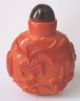 Rare Antique Peking Glass Carved Lucky Wares Snuff Bottle Snuff Bottles photo 2