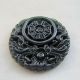 Chinese Hollow Out Carved Hetian Black Green Jade Dragon Pendant Other photo 4