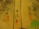 Antique Japanese Paintings Signed 10 3/4 