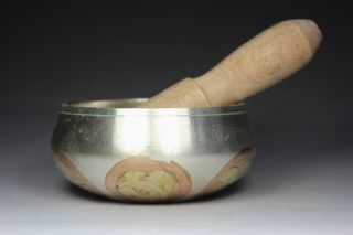 Asian Tibetan Handwork Copper Percussive Singing Bowl photo