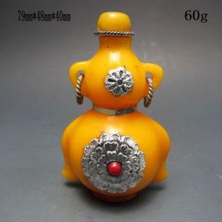 Chinese Hand - Carved Glass Snuff Bottle Nr/xb2041 photo