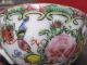 Hand Painted Rose Medallion Famille Cup No Marking Scalloped Edge Glasses & Cups photo 3