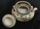 Antique Miniature Japanese Satsuma Teapot & Signed Satsuma Bowl Nr Teapots photo 5