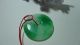 Chinese Float Green Jade/jadeite Pendant/ping An Circle/40mm R Necklaces & Pendants photo 1