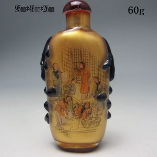 Chinese Glass Hand - Carved Snuff Bottles Nr/xb1926 photo