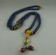 Chinese Tibet Lapis Lazuli Carved Necklace Necklaces & Pendants photo 5