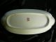 Antique 1918 Sailboat Scene Noritake Hand Painted Oval Candy Dish 11 1/2 
