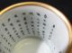 3 Antique Saigi Kutani Porcelain Saki Cups Artist Signed Miniature Calligraphy Glasses & Cups photo 7