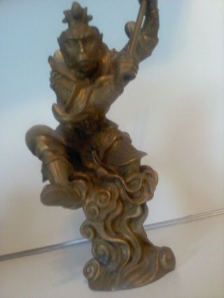 Brass Monkey King Statue photo
