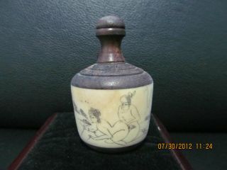 Chinese Wooden Snuff Bottle Bargain Price photo
