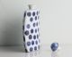 Asian Chinese Blue And White Porcelain Old Snuff Bottle,  Blue Round Dot Snuff Bottles photo 2