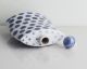 Asian Chinese Blue And White Porcelain Old Snuff Bottle,  Blue Round Dot Snuff Bottles photo 3