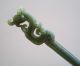 Antique Chinese Hetian Jade Dragon Hairpin Nr Other photo 2