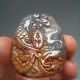 Natural Huanglong Jade The Pretty Color Hand - Carved Dragon And Phoenix Amulets photo 1