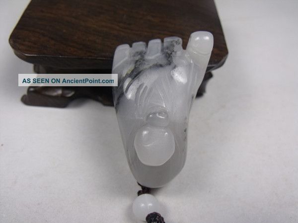 Js352 Rare,  Chinese Jade Handmade Engraving Contentment Changle Other photo