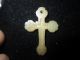 Chinese Classical Handwork Old Jade Carving Cross Necklace 011 Other photo 2