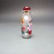 Fine Chinese Inside Hand Painted Small Glass Snuff Bottle Incense Burners photo 3
