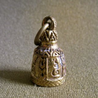 Holy Bell Rich Lucky Popular Charm Thai Amulet Pendant photo
