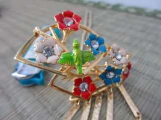 Japanese Geisya Kanzashi Hairpin,  Vintage,  Antique,  Old,  Rare,  Maiko,  Rare,  Japan - A31 photo