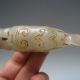 China ' S Tibet Gorgeous Hand - Carved Jade Strange Lucky Beast Charm Nr Amulets photo 2