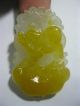 100% Natural Chinese Yellow Jade Pig Pendant /one Of Twelve Animal Netsuke Necklaces & Pendants photo 1