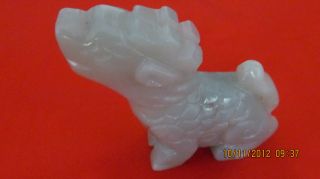 Fine Holiday Gift Chinese Jade Animal Statue Handcrafted On Sale photo