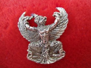 The King Of Garuda Bronze Thai Amulet For The Better Rank Fortune photo