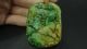 Prefect Chinese Antique Green&black Jade Pendant/dragon&horse/both Sides Carved Necklaces & Pendants photo 1