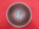 A Yixing Zisha Enamel Flower - Decorated Bowl Bowls photo 4