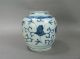 Chinese Ming Period Blue And White Jar With Foo Lions 17th C. Vases photo 2