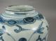 Chinese Ming Period Blue And White Jar With Foo Lions 17th C. Vases photo 7