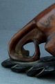 Antique Chinese Rosewood Carving / Sculpture Of Tigers - - Unusual Piece Tigers photo 7