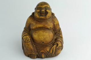 ❤ Orient Old Collectibles Handwork Carving Alabaster Exorcism Buddha Statue ❤ photo