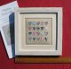 ' Laura Ashley Hearts ' Designed & Stitched By Helen Drewett,  Collectable Samplers photo 1
