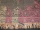 Victorian Fringed Tapestry Throw Or Shawl Red + Black Tapestries photo 4
