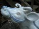 Hirado Porcelain Kannon On An Ox Or Large Water Buffalo Statues photo 10