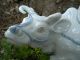 Hirado Porcelain Kannon On An Ox Or Large Water Buffalo Statues photo 1
