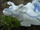 Hirado Porcelain Kannon On An Ox Or Large Water Buffalo Statues photo 4