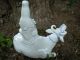 Hirado Porcelain Kannon On An Ox Or Large Water Buffalo Statues photo 5