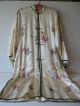 Vintage Antique Hand Embroidered Kimono Silk Robe Robes & Textiles photo 3
