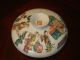 Antique Chinese Famille Rose Cover ' D Bowl 8 