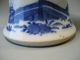 China Chinese Pottery Blue & White Vase W/ Figural & Floral Decor Ca.  19th C. Vases photo 11