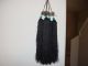 5 Large Antique Chinese Silk Tassels With Turquoise Peking Glass Beads Other photo 4