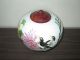 Large Antique - Vintage Chinese Covered Ginger Jar Vase - Birds & Flora Vases photo 2