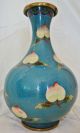 Antique Peach Vase Spectacular Cloisonne - Rare & Wonderful Design - Vases photo 9