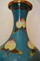 Antique Peach Vase Spectacular Cloisonne - Rare & Wonderful Design - Vases photo 6