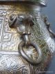 Nr Unusual Pair Antique Chinese Bronze Censer Vases Qing Ming Vases photo 1